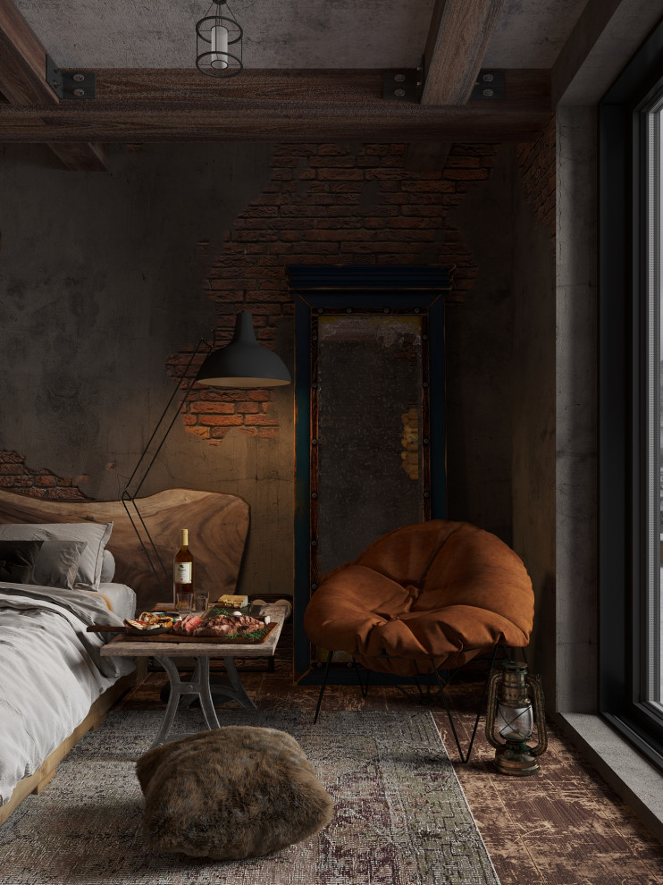 Хижина охотника в загородном комплексе