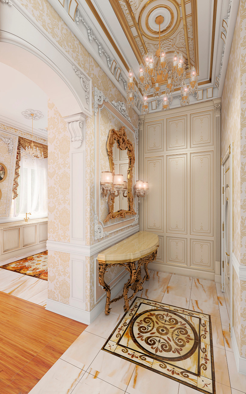 Квартира в роскошном классическом стиле