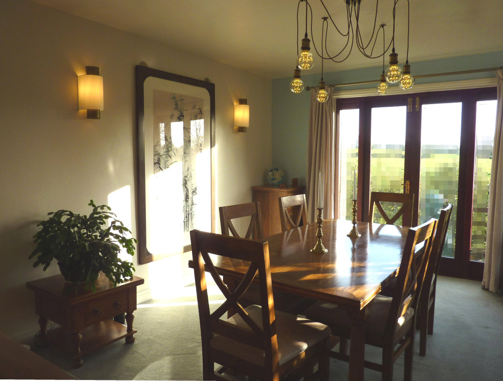 Inspiration for a medium sized classic enclosed dining room in Cheshire.