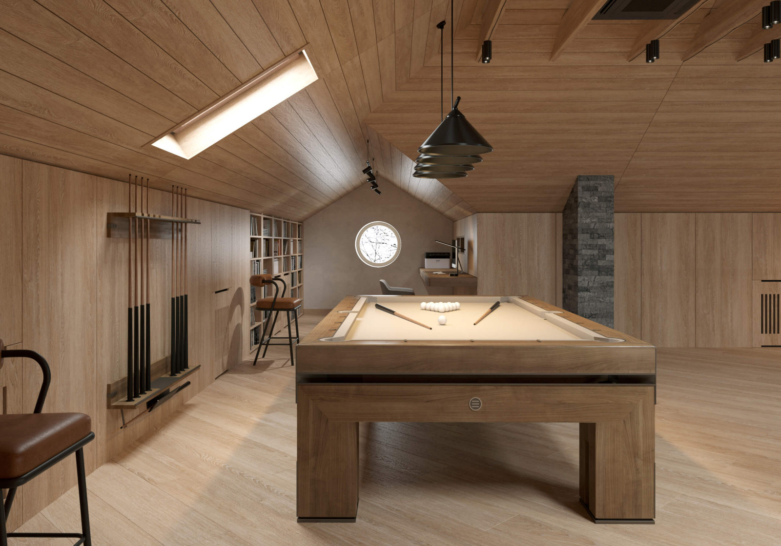 Мансарда в загородном доме