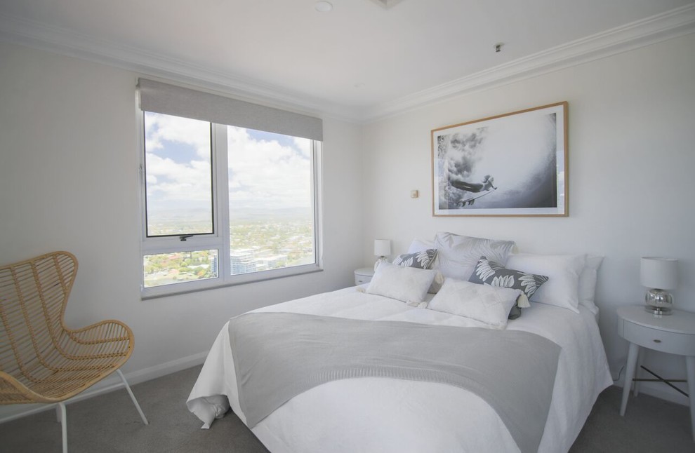 Trendy bedroom photo in Gold Coast - Tweed