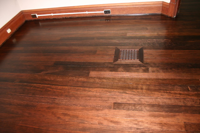 100 year old Douglas Fir flooring restoration - Traditional - Bedroom