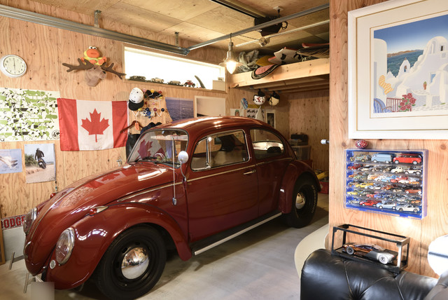 茅ヶ崎の家 amerikanischer-suedwesten-garage