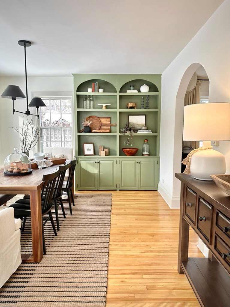 Inspiration for a contemporary dining room remodel in Other