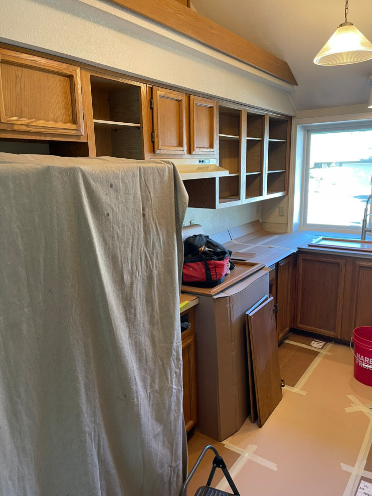 Small Kitchen Refresh With Custom Cabinet Painting