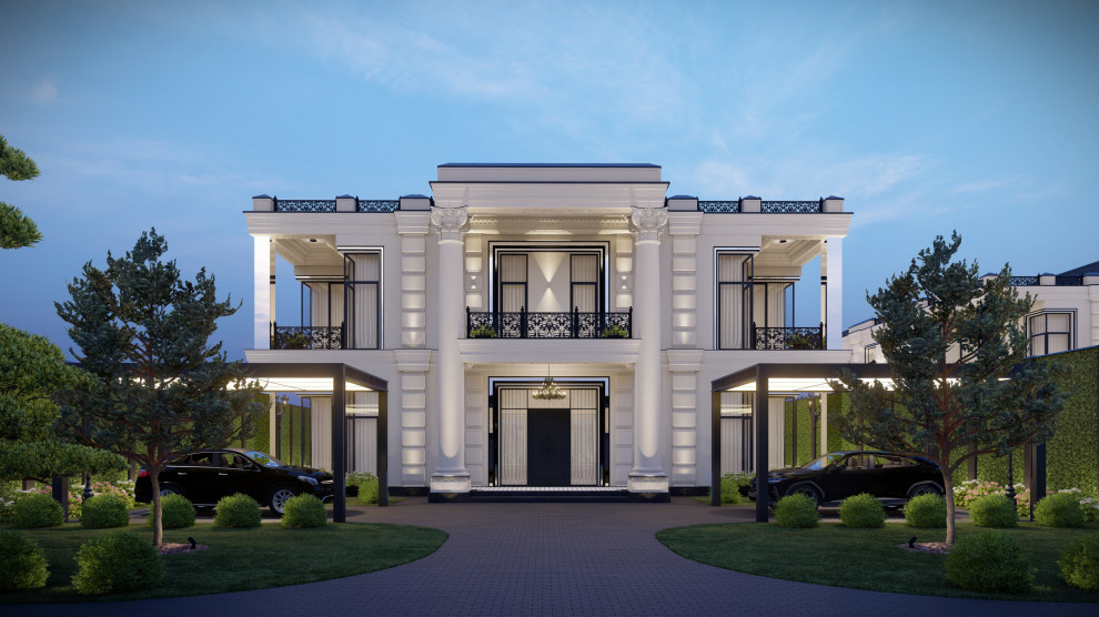 Разработка и оформление экстерьера и фасадов в проекте загородной резиденции
