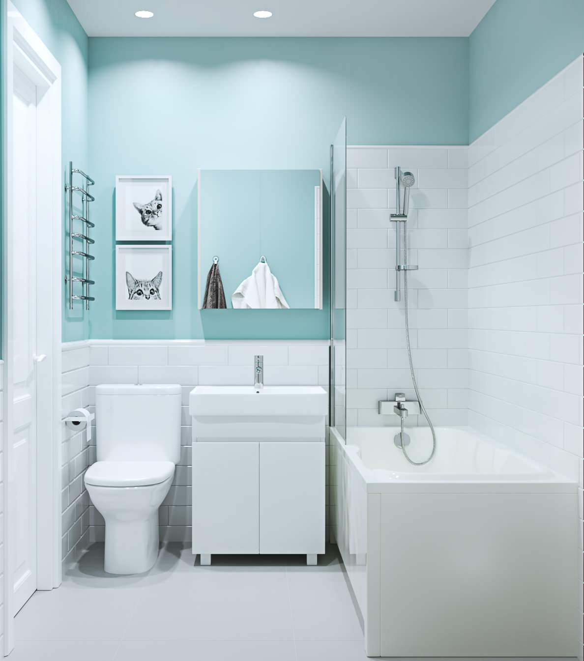 Дизайн проект для молодой девушки.