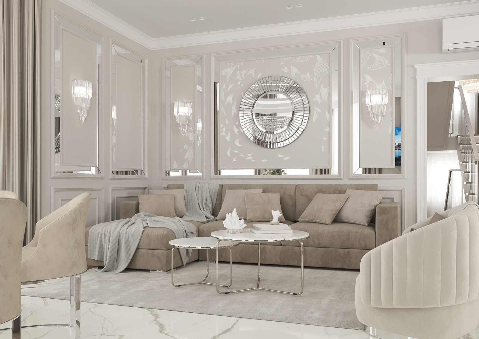 Кухня-гостиная (зона гостиной) 1