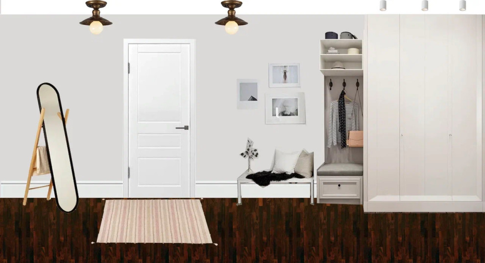 Коллаж - прихожая, общий концепт.