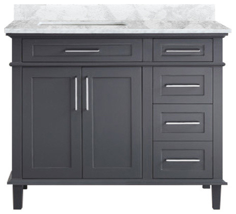 Newport 42 Bathroom Vanity Transitional Bathroom Vanities And Sink Consoles By Ari Kitchen Bath Houzz