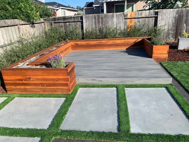Redwood Fencing & Planter Boxes