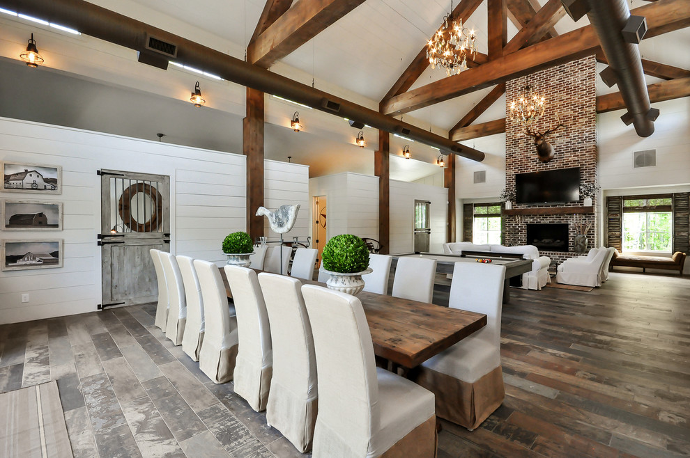 Custom Residence Canton GA Farmhouse Dining Room Atlanta by