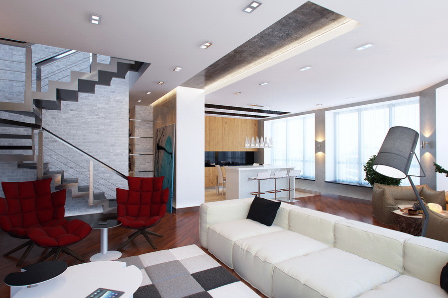 Дизайн интерьера дома "Лофт как образ жизни"