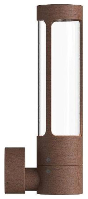 Helix Outdoor Wall Light, Corten Steel