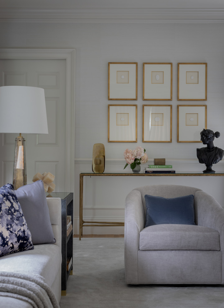 Wellesley Residence - Transitional - Living Room - Boston - by Elms ...