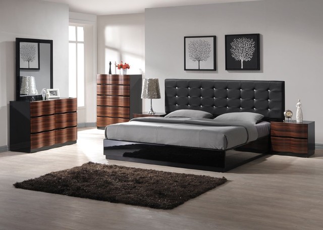 Exclusive Leather Elite Design Furniture Set - Modern - Bedroom Furniture Sets - Milwaukee - by