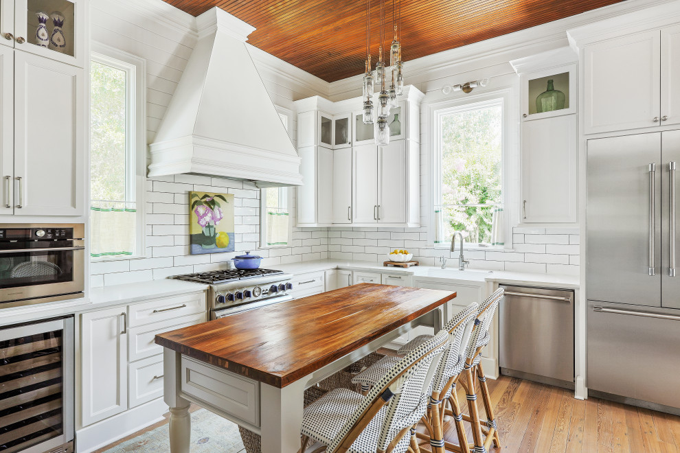 Victorian Farmhouse Farmhouse Kitchen Houston by 1906 Design Houzz
