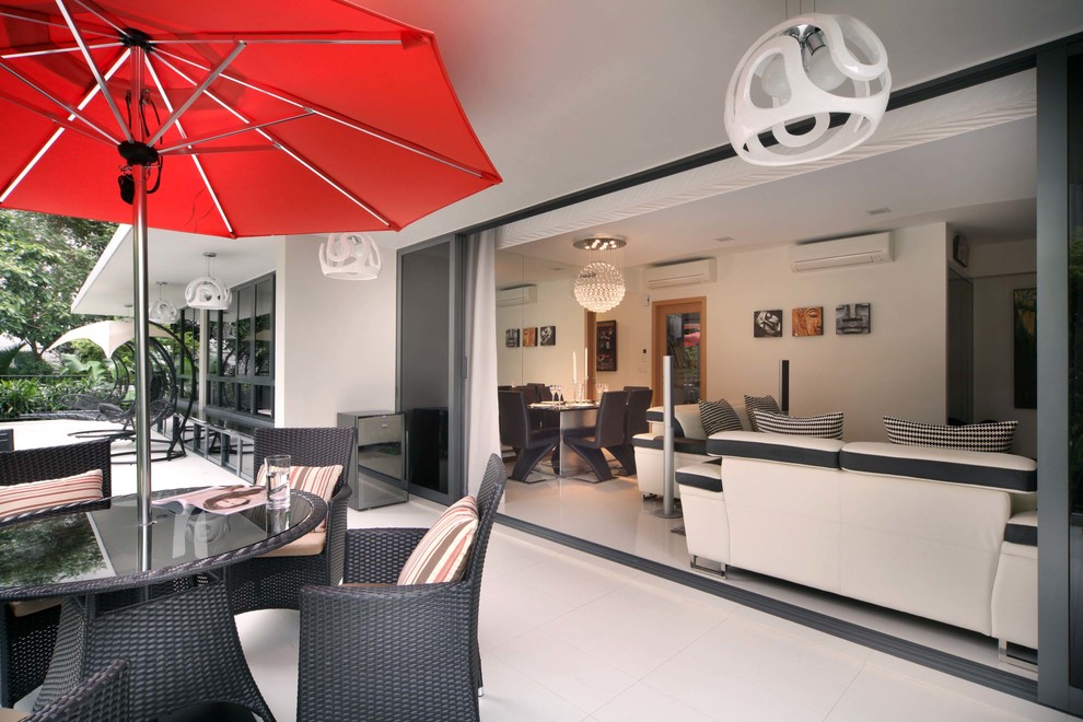 Design ideas for a verandah in Singapore.