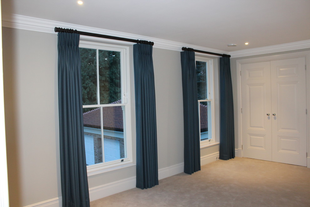 This is an example of a contemporary bedroom in Berkshire.