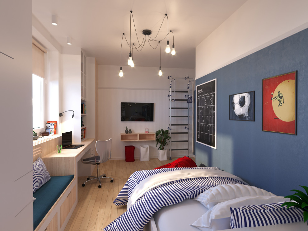 Дизайн детской комнаты для мальчика-подростка