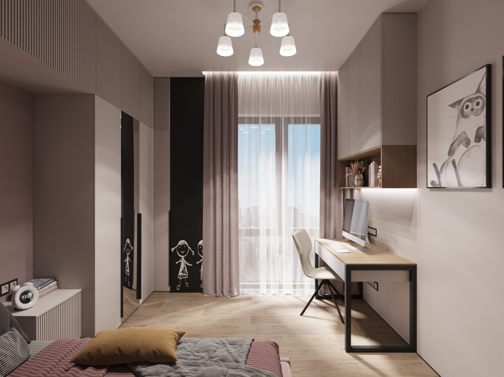 Дизайн проект - Квартира 80 м2 для многодетной семьи с двумя детскими комнатами