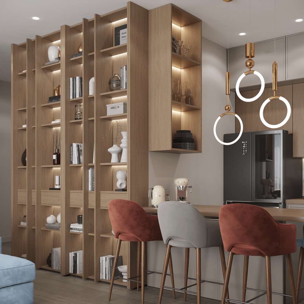 ЖК Крылья Кухня гостиная