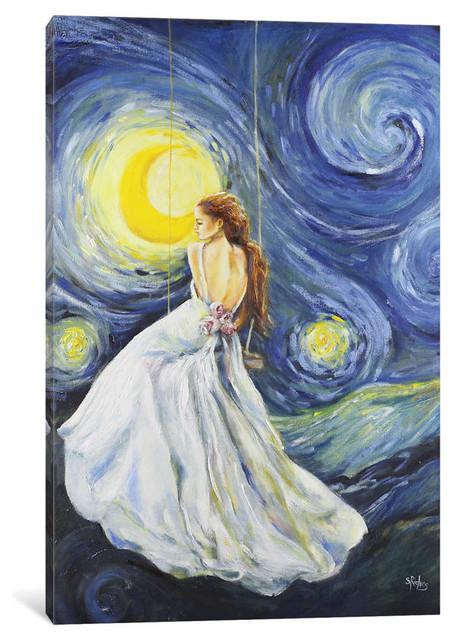Download My Starry Night By Sara Riches Canvas Print Contemporary Prints And Posters By Icanvas Houzz