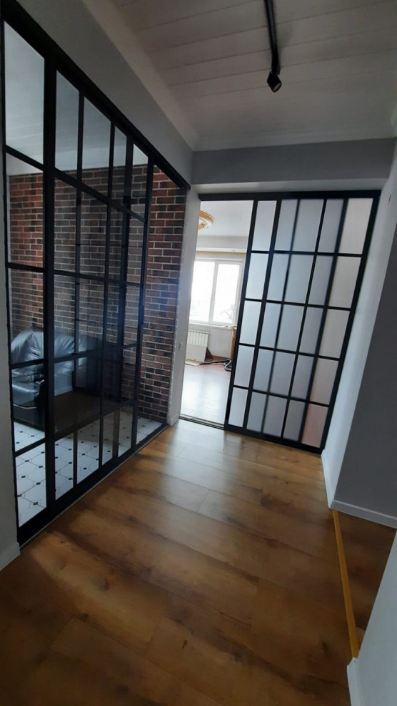 Межкомнатные двери купе в стиле лофт