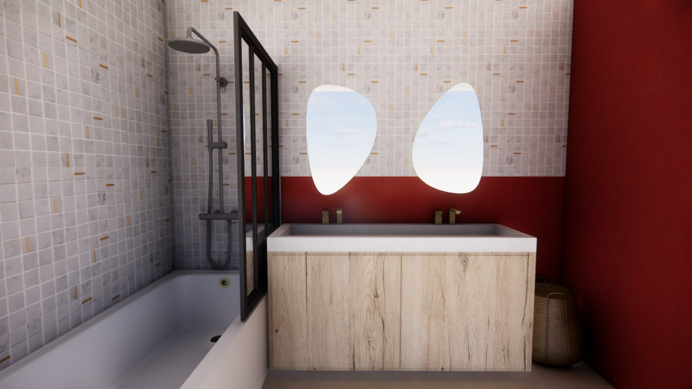 VAUREAL - Projet Casablanca | Rénovation salle de bain