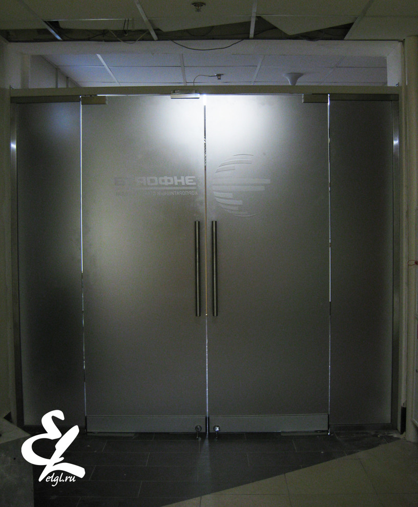 Двери из стекла