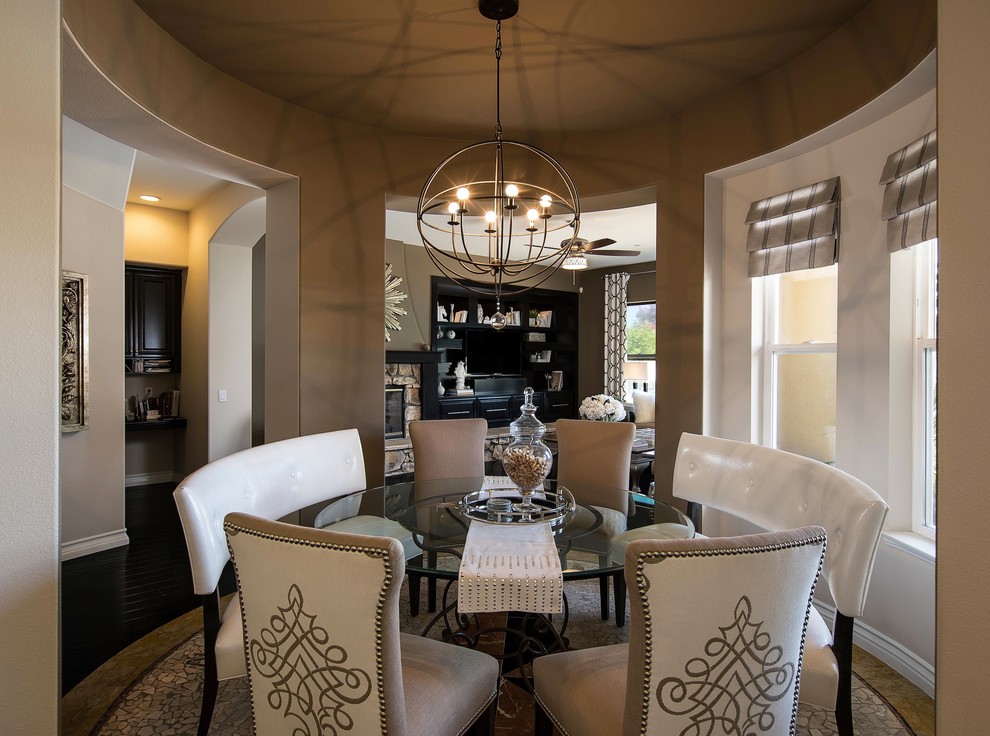 Inspiration for a transitional home design remodel in Orange County