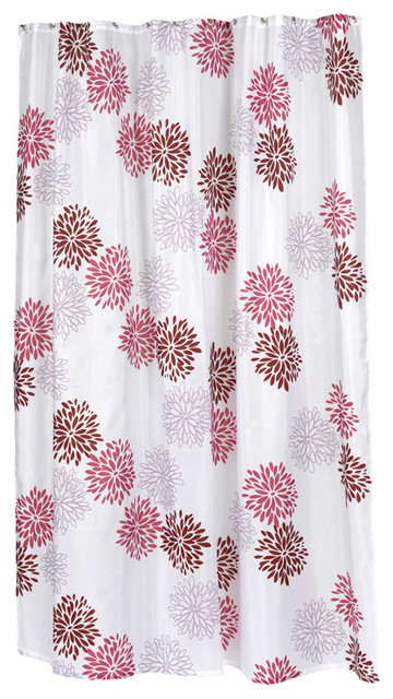 Carnation Home Fashions /"Deck The Halls/" Fabric Shower Curtain