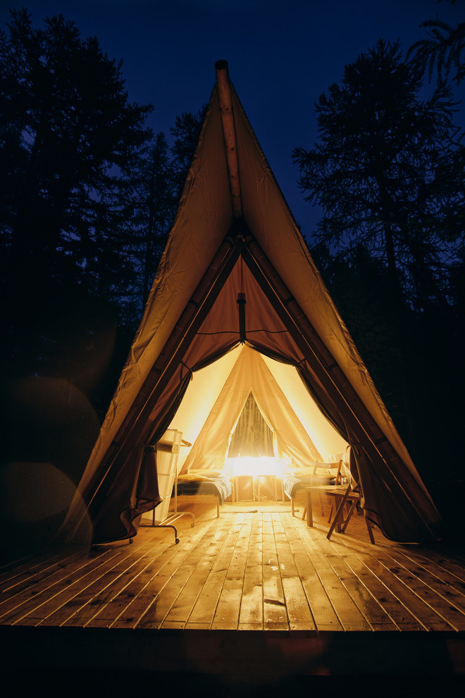 Оформление номеров эко-отеля Мир Алтай