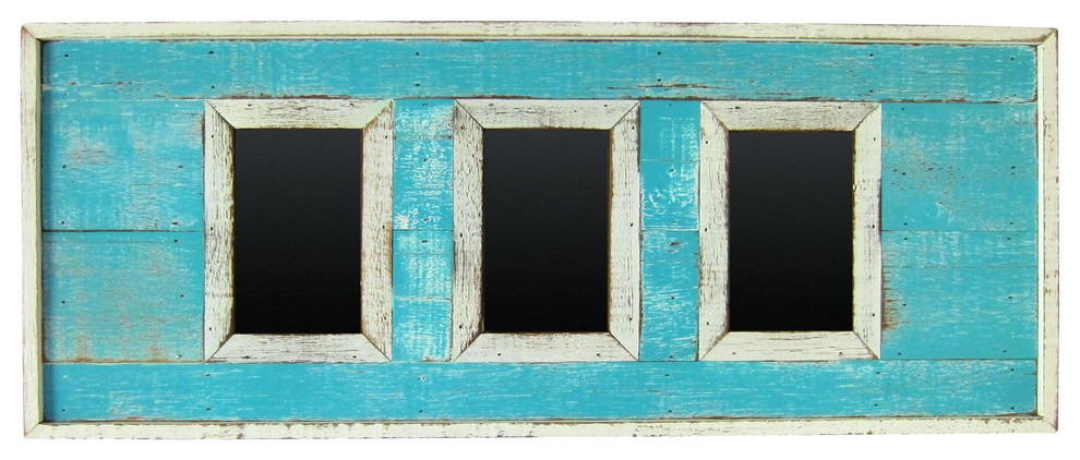 Hanging Frame for 3 Pictures, Turquoise