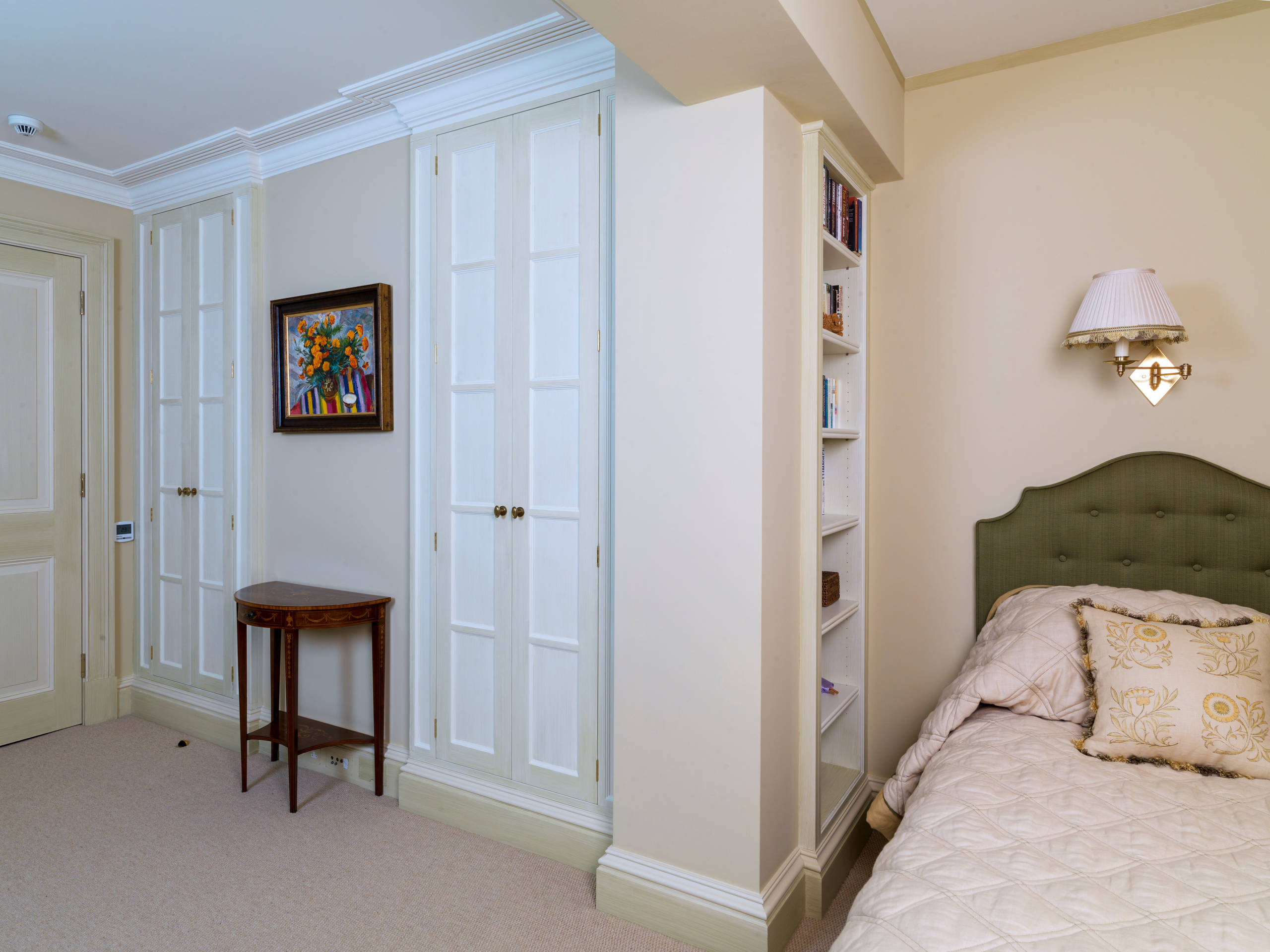 St James - Guest Bedroom Wardrobes designed and made by Tim Wood