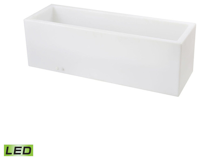 Picture of Jibe Outdoor Planter - Horizontal - Transitional - Outdoor Pots And ...
