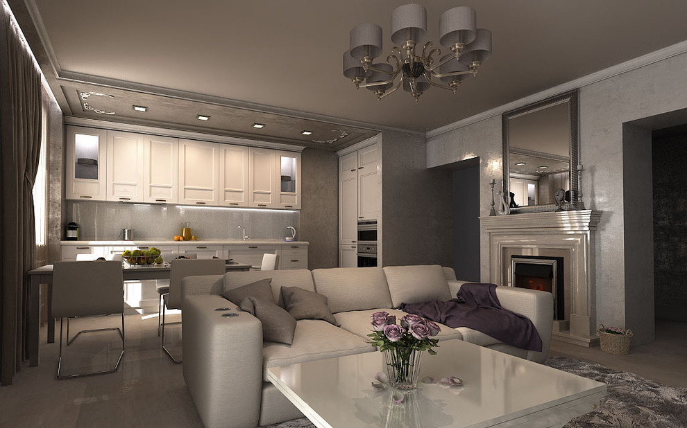 МИНИ дизайн-проект (гостиная и душевая)