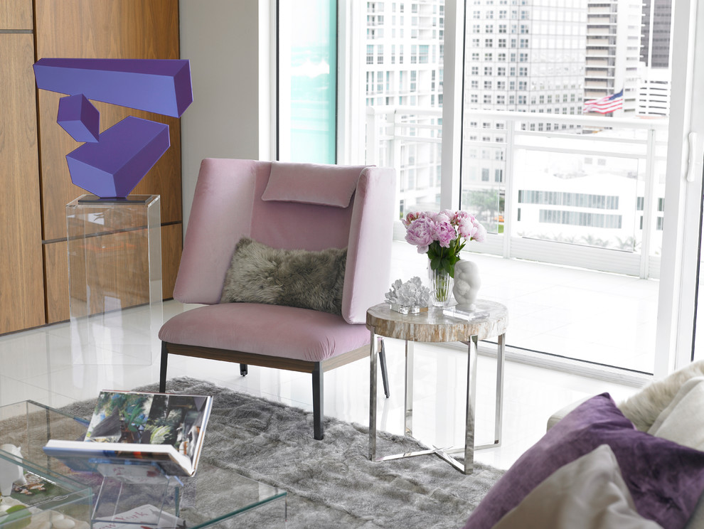 ASIA Brickell Key Miami - Modern - Living Room - Miami - by DIDA Home ...