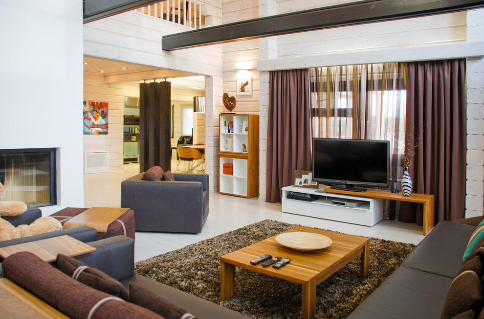 Деревянный коттедж " В зеркальном отражении"