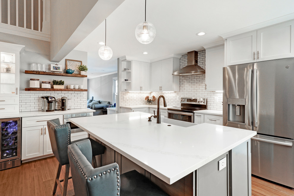 Inspiration for a transitional kitchen remodel in DC Metro