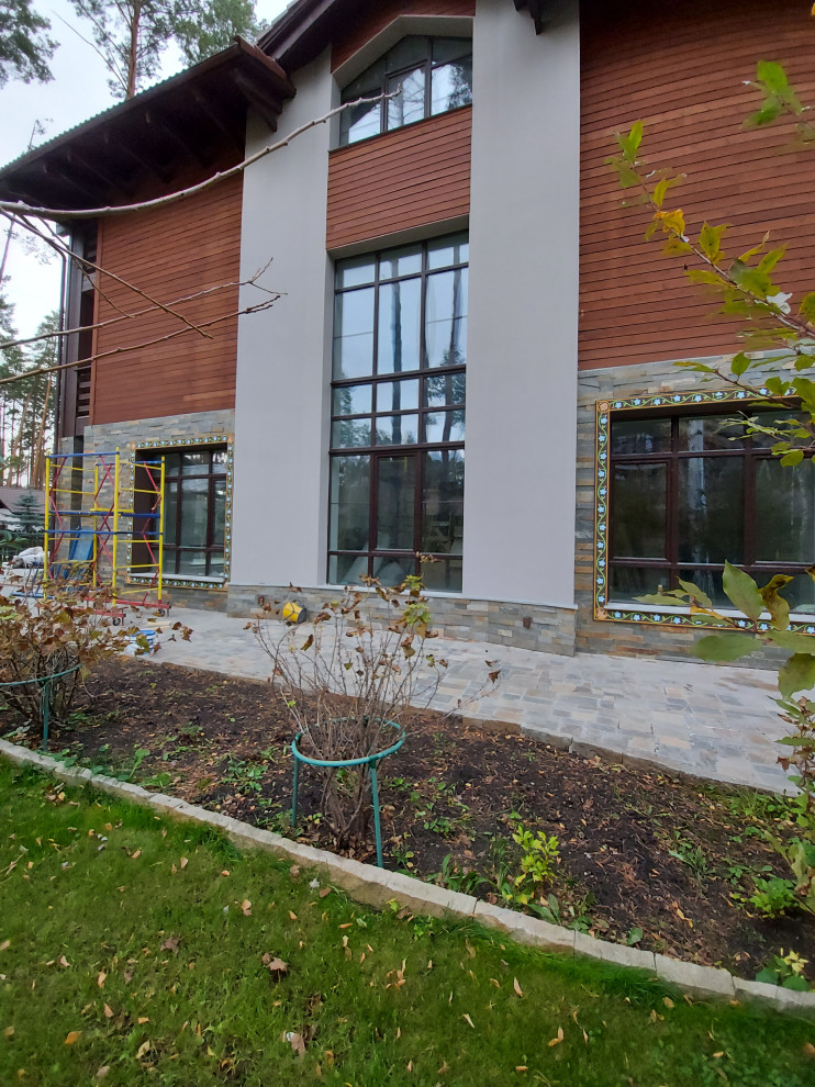 Роспись фасада КП Образцово