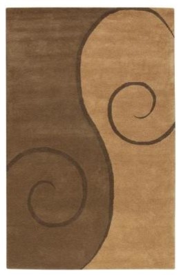 Home Decorators Area Rug: Swirl Tan 8' x 11'