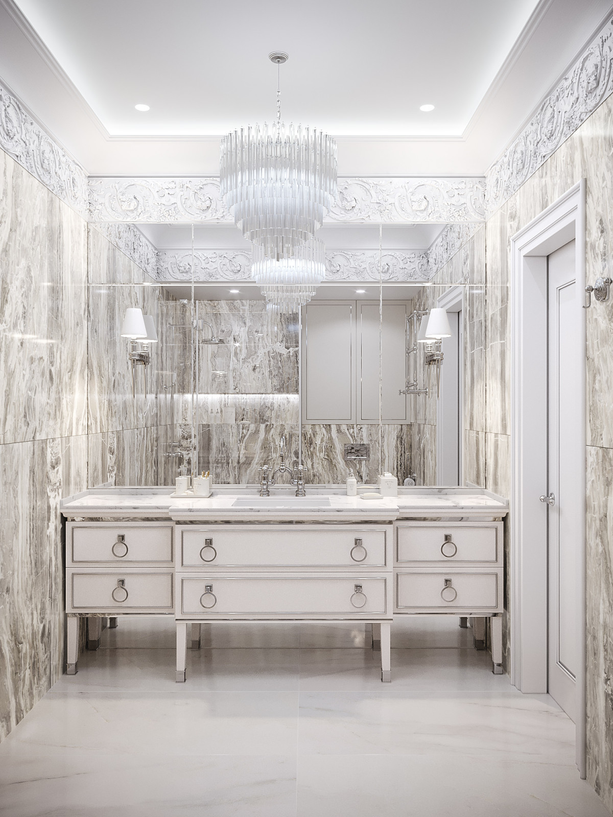 Дизайн интерьера трёхкомнатной квартиры, г. Рыбинск