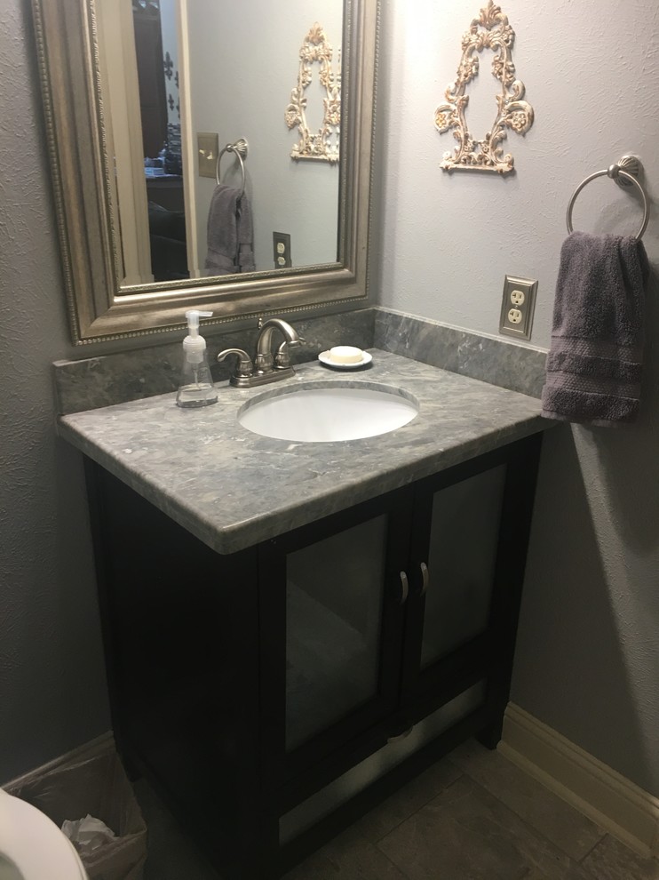 Inspiration for a transitional home design remodel in Houston