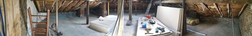 Isolation de comble dans une maison
