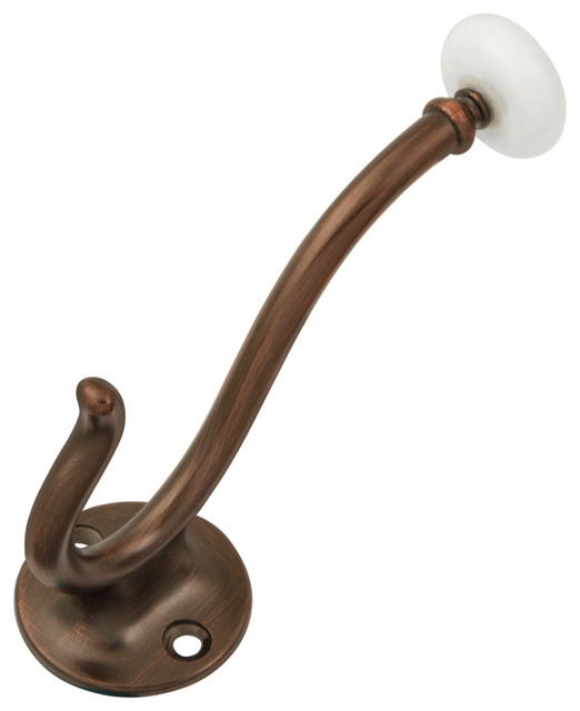 Belwith Hickory Chrome Double Coat Hook P25027CH Hardware