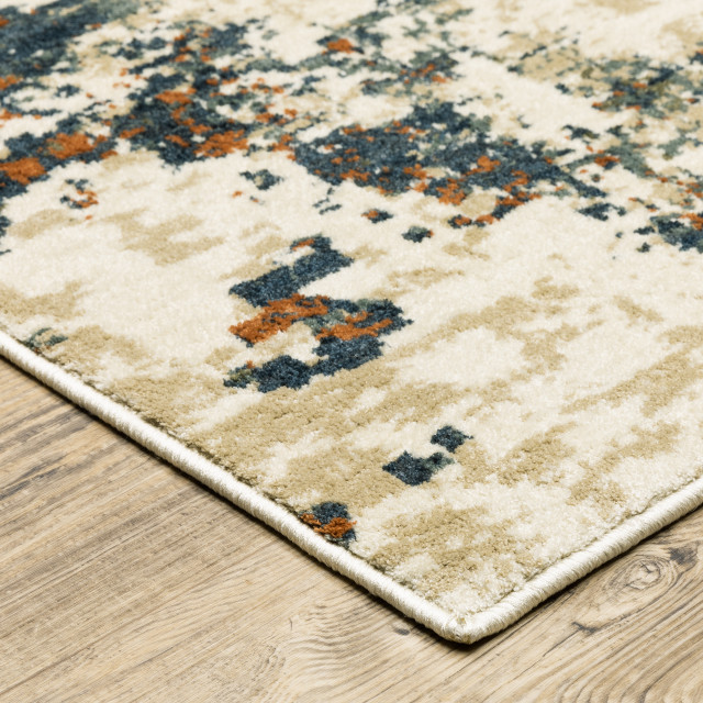 Oriental Weavers Fiona 532W6 Beige/Multi Area Rug, 2'3"x7'3