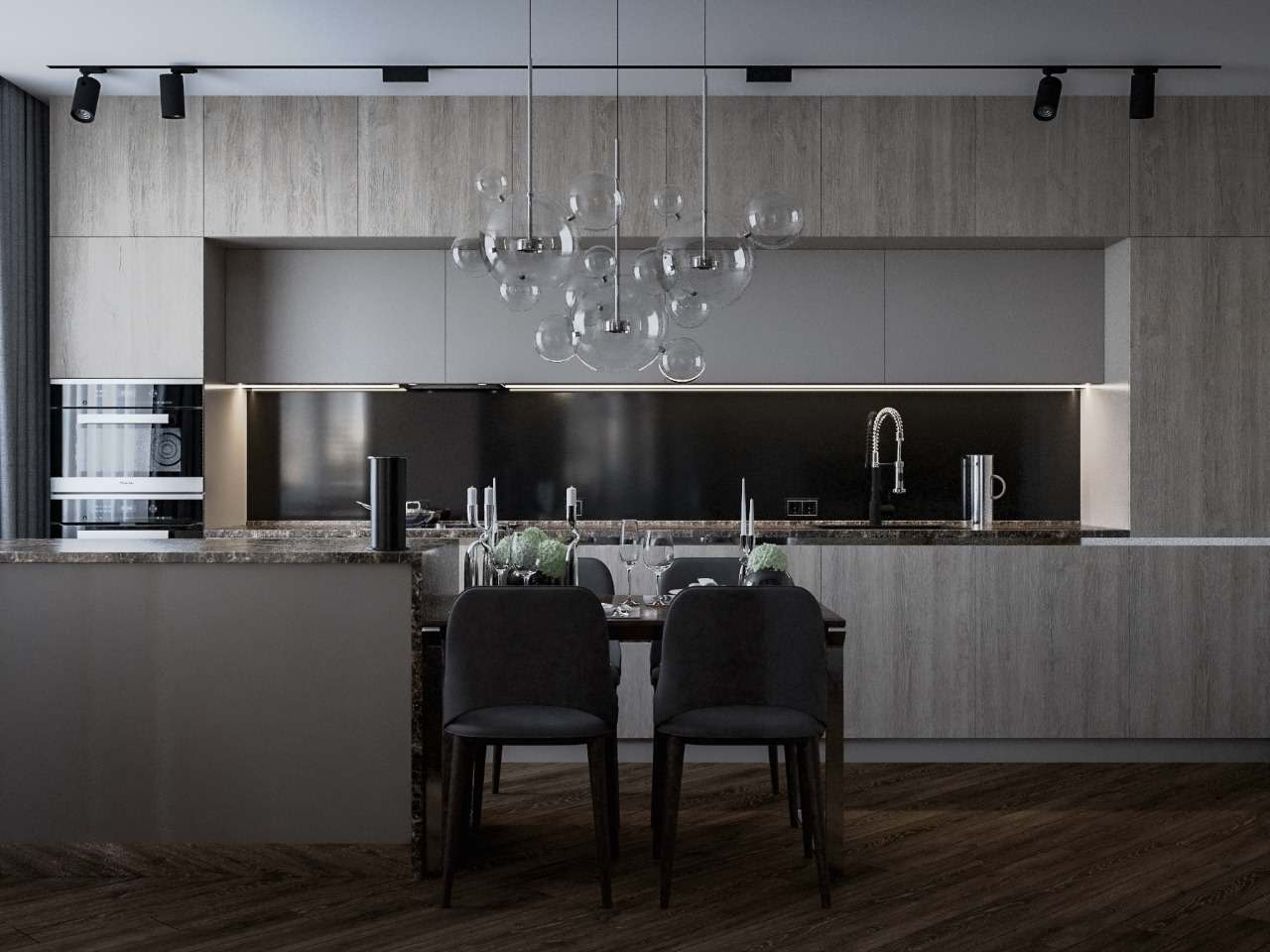 Двухкомнатная элитная квартира в итальянском стиле