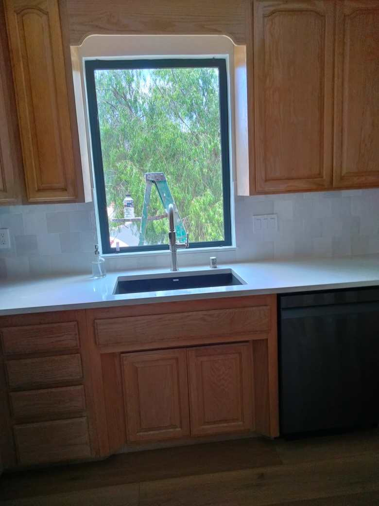 Escondido - Kitchen Backsplash & Window Install