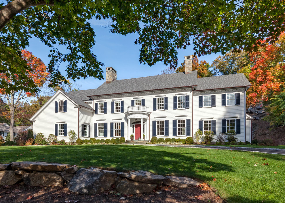 Darien Colonial - Traditional - Exterior - Other - by VanderHorn ...